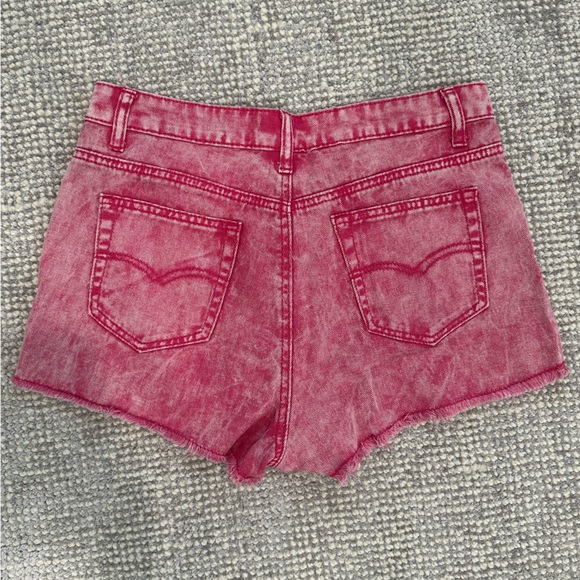 Missguided Pink Denim Shorts - Picture 2 of 5